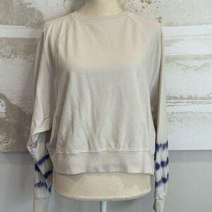 Z Supply Tye Dye Sleeve Sweatshirt Size Large